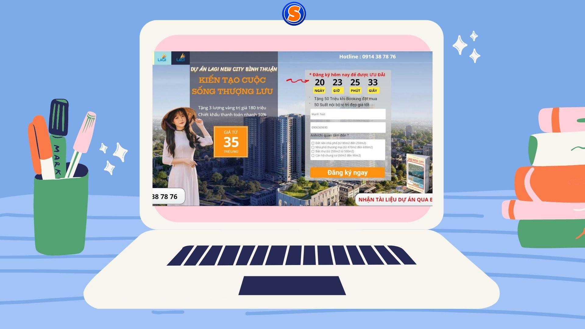 Thiết kế landing page giá rẻ