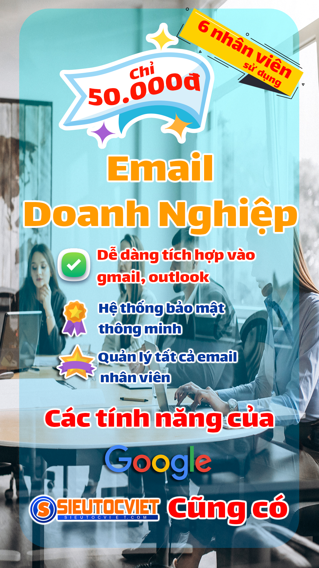 Dịch vụ email chuyên nghiệp