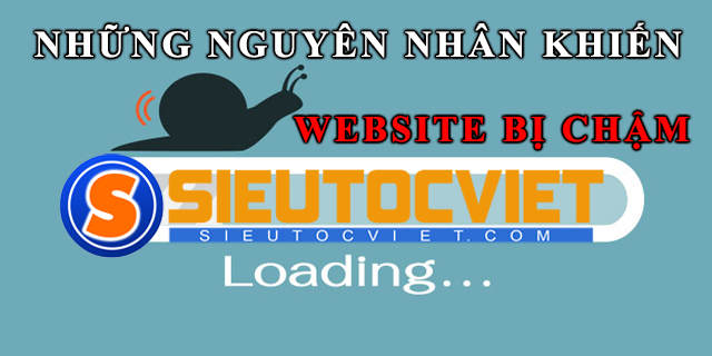 Nguyên nhân trang web load chậm