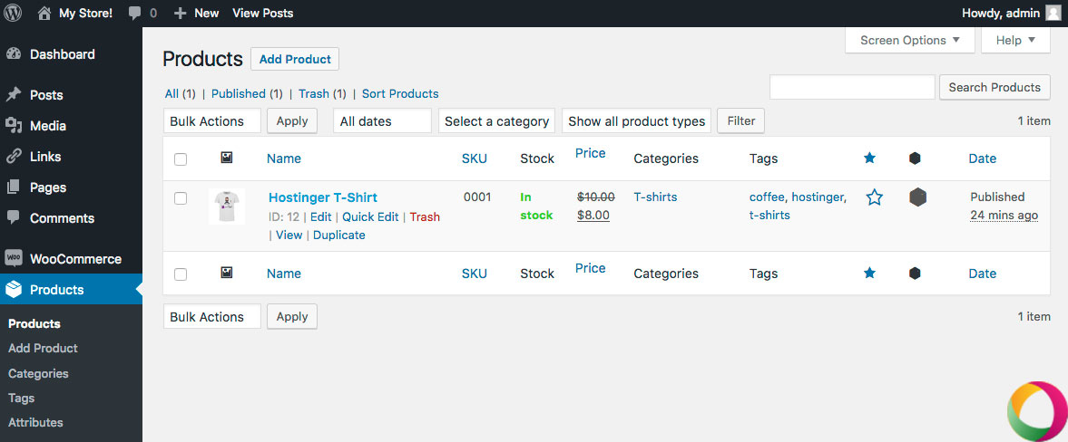 Quản lý sản phẩm trong WooCommerce