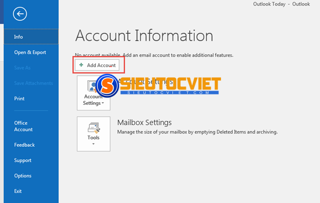 Mail server outlook
