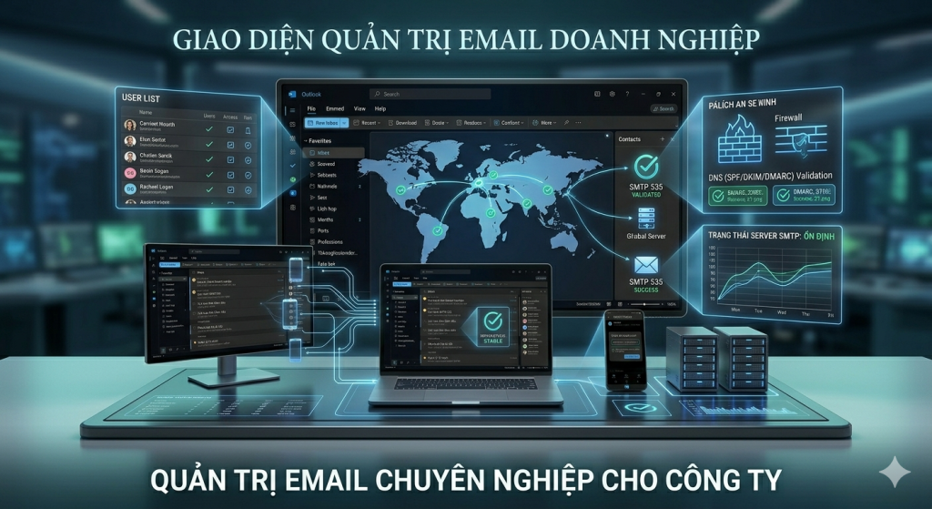Quản trị email chuyên nghiệp cho công ty