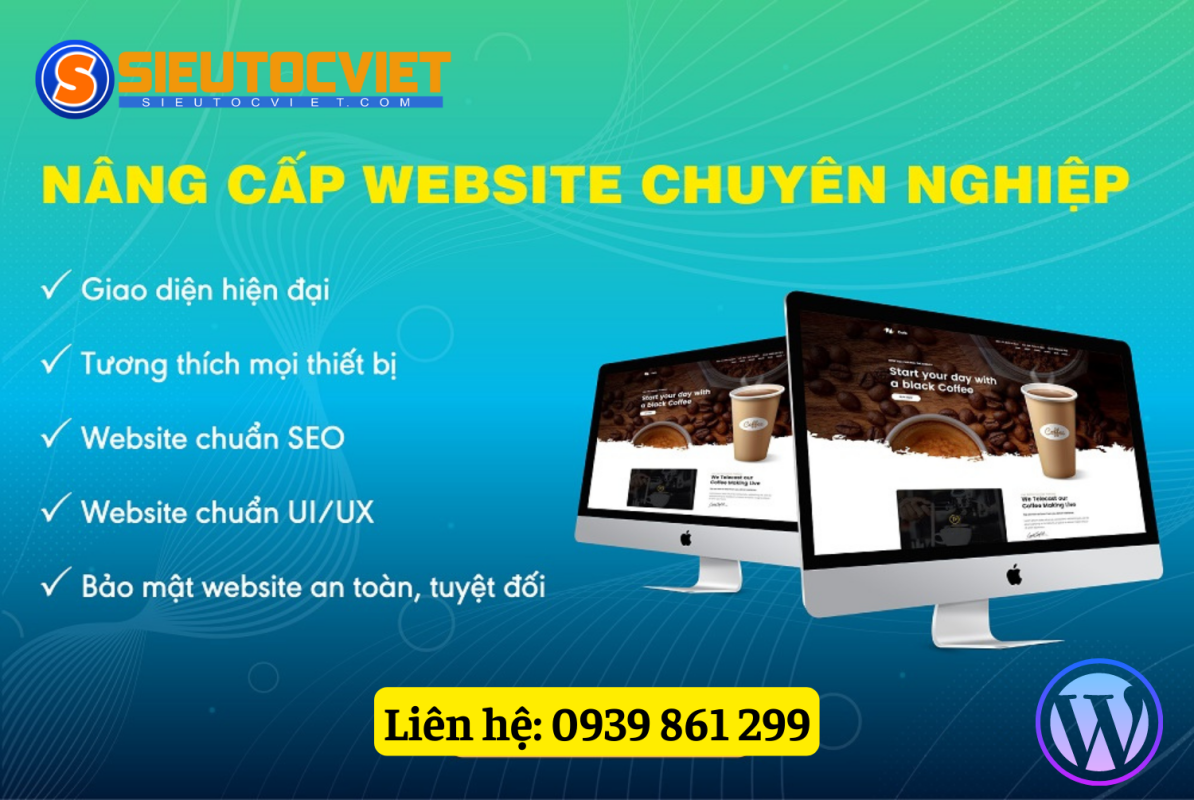 Nâng cấp website