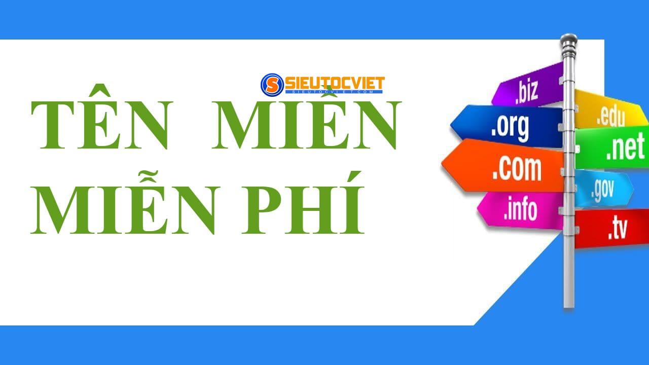 Tên miền miễn phí đăng ký dễ dàng