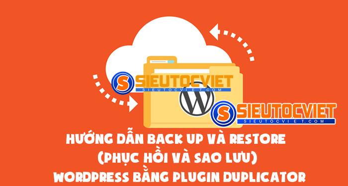 Backup wordpress