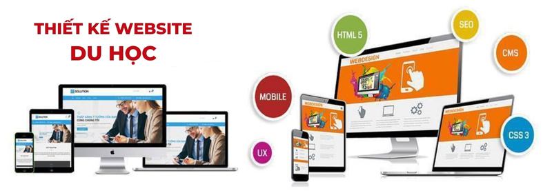 Thiết kế website du học giá rẻ