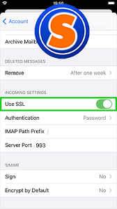 iphone mail ssl