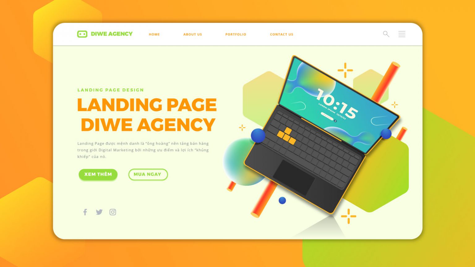 Template landing page miễn phí