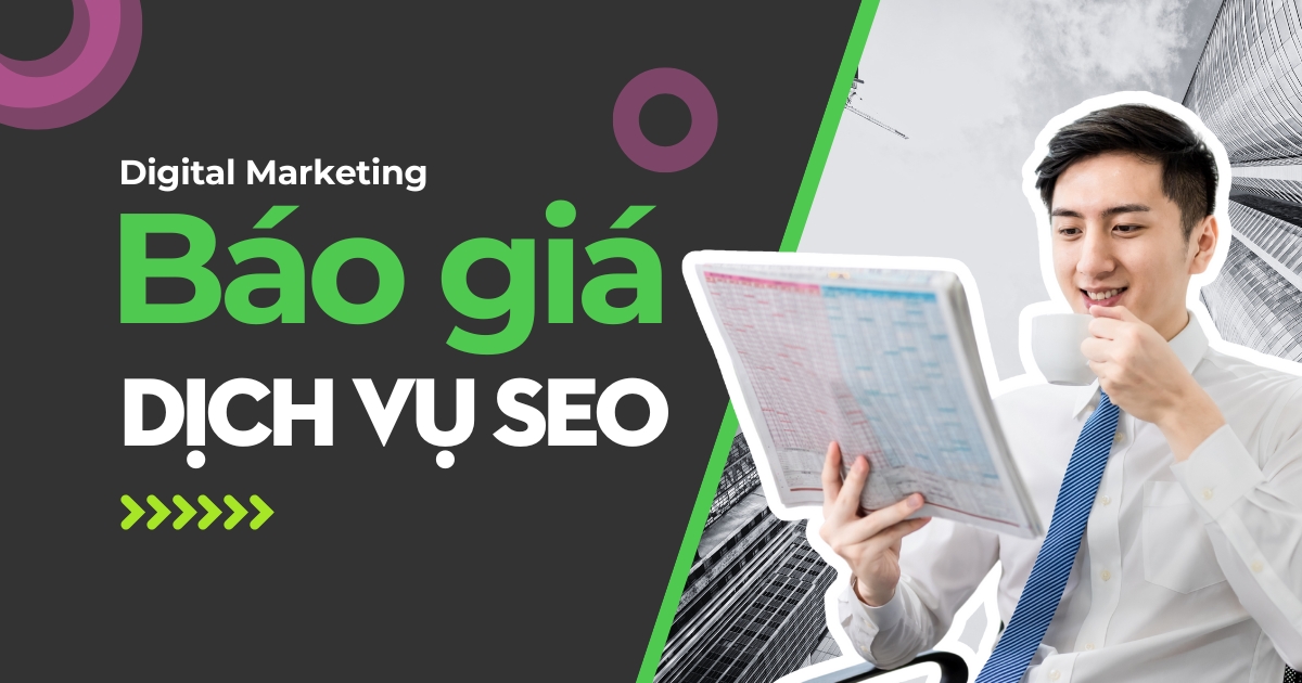 Bảng giá dịch vụ seo