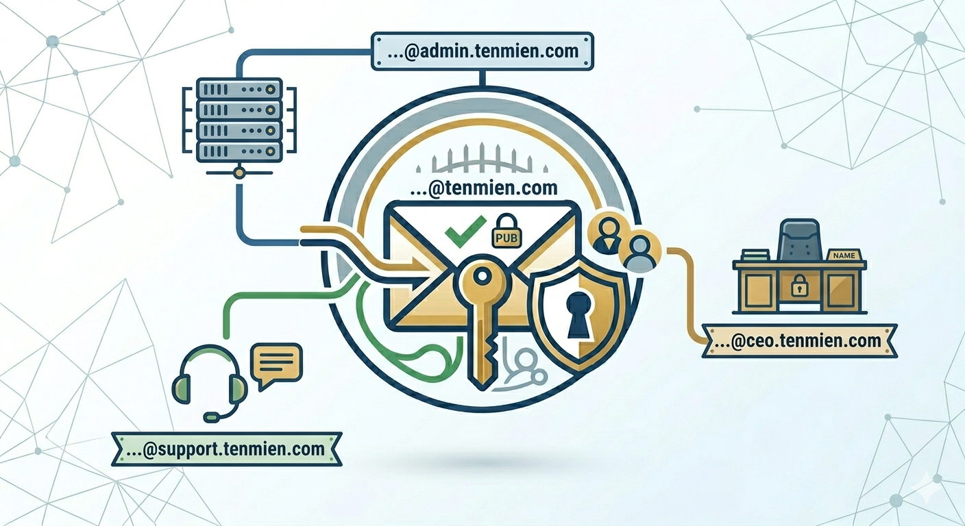Email theo tên miền doanh nghiệp chuyên nghiệp tenmien.com