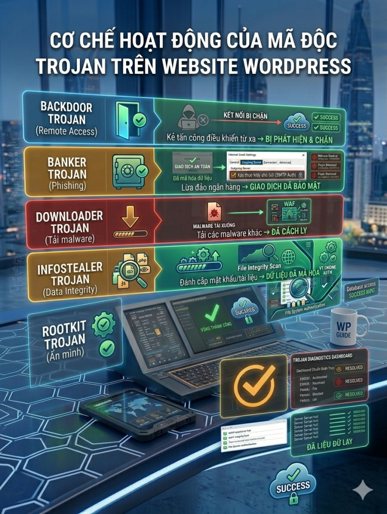 Trojan hoạt động ra sao trong Website v&agrave; m&aacute;y t&iacute;nh
