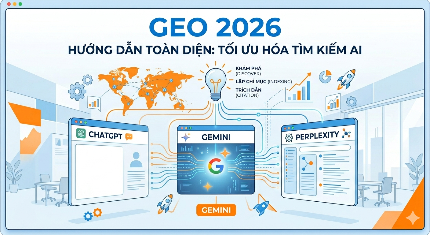 Dịch vụ AEO tối ưu c&acirc;u trả lời Featured Snippet AI search doanh nghiệp